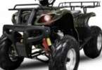 классический квадрик ATV в базовой комплектации, черного цвета