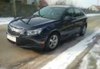 Chevrolet Cruze черного цвета, литые диски, все кроме кожи