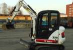 Мини-экскаватор Bobcat 328: максимальная глубина копания 2,9 метра