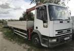 Iveco Cargo с манипулятором: грузоподъемность: на короткой стреле 3 тонны, на длинной более 0,5 тонны