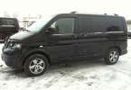 Volkswagen T5 Caravelle: черный, заводская тонировка