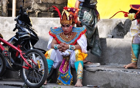 Мотоцикл, скутер самый распространенный транспорт на Бали 